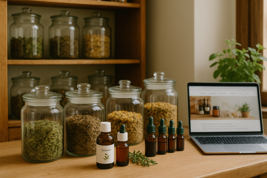 plantes et élixires de plantes