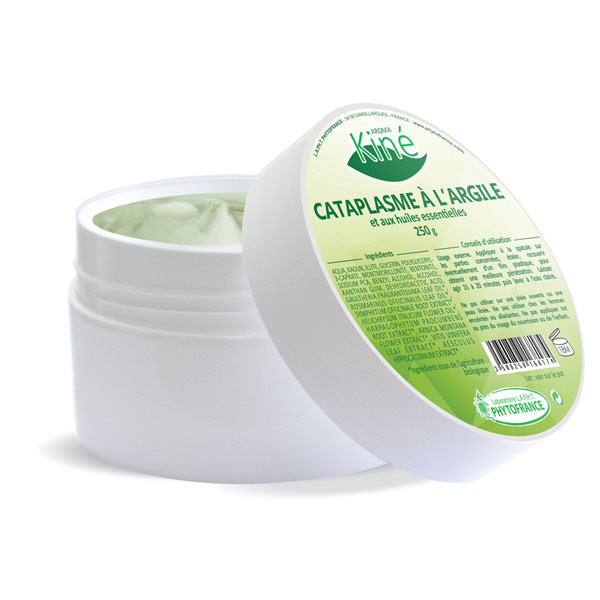 Cataplasme à l’argile et aux huiles essentielles